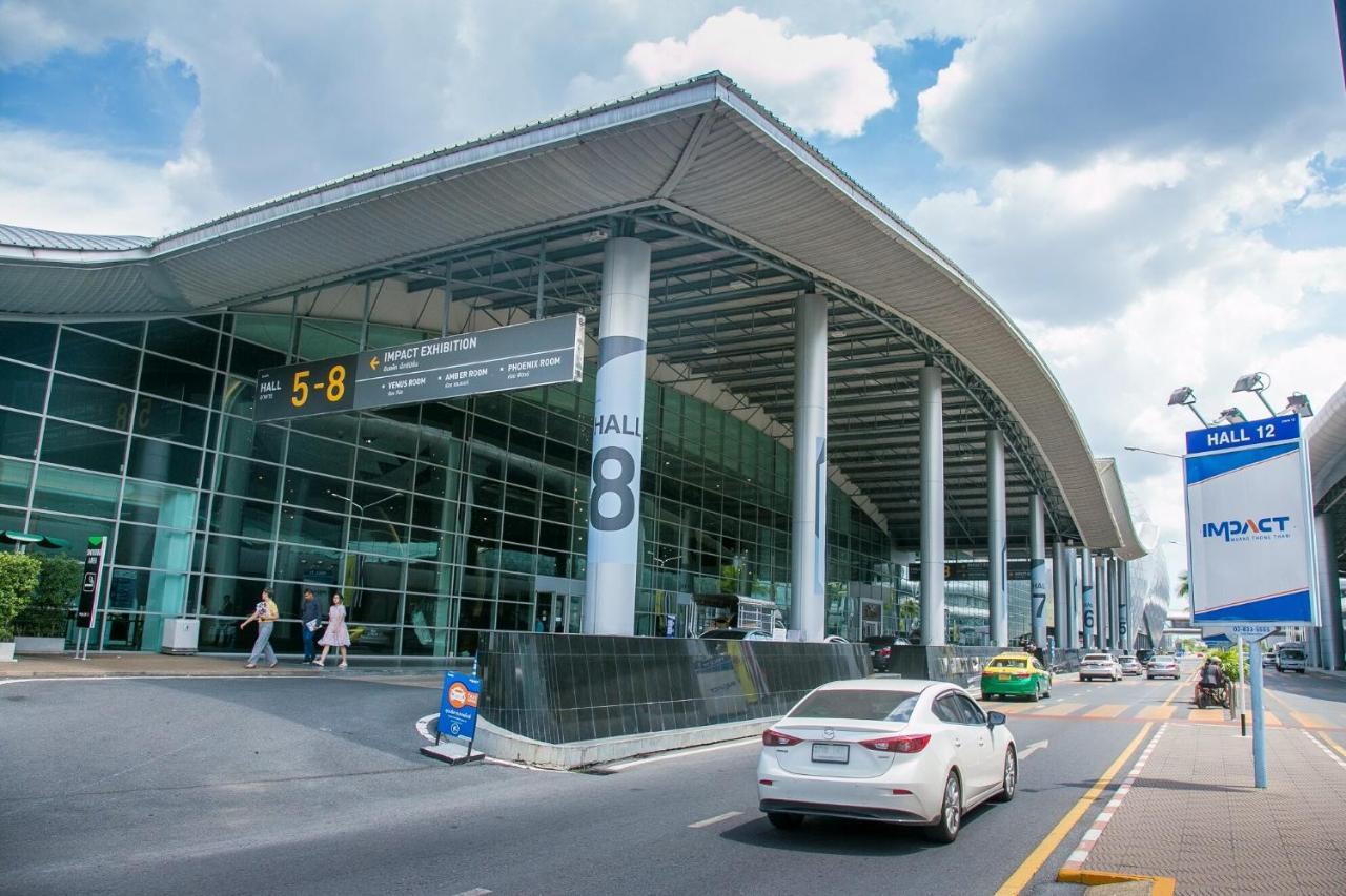 ป็อปปูล่าคอนโด เมืองทองธานี ใกล้ Impact 酒店 公寓 Bangkok Buitenkant foto